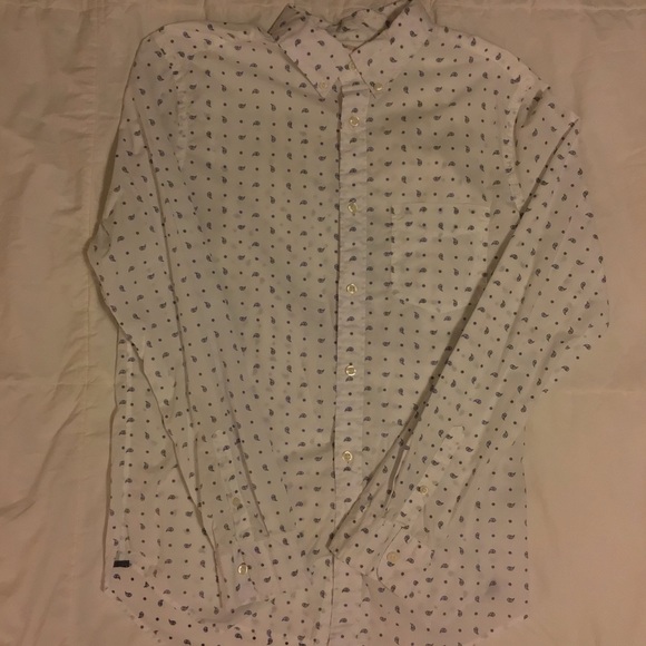 GAP long sleeve paisley shirt - Picture 1 of 2
